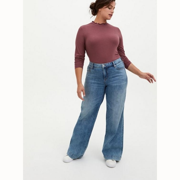 torrid Denim - TORRID Jeans Wide Leg Vintage Stretch High-Rise Jean